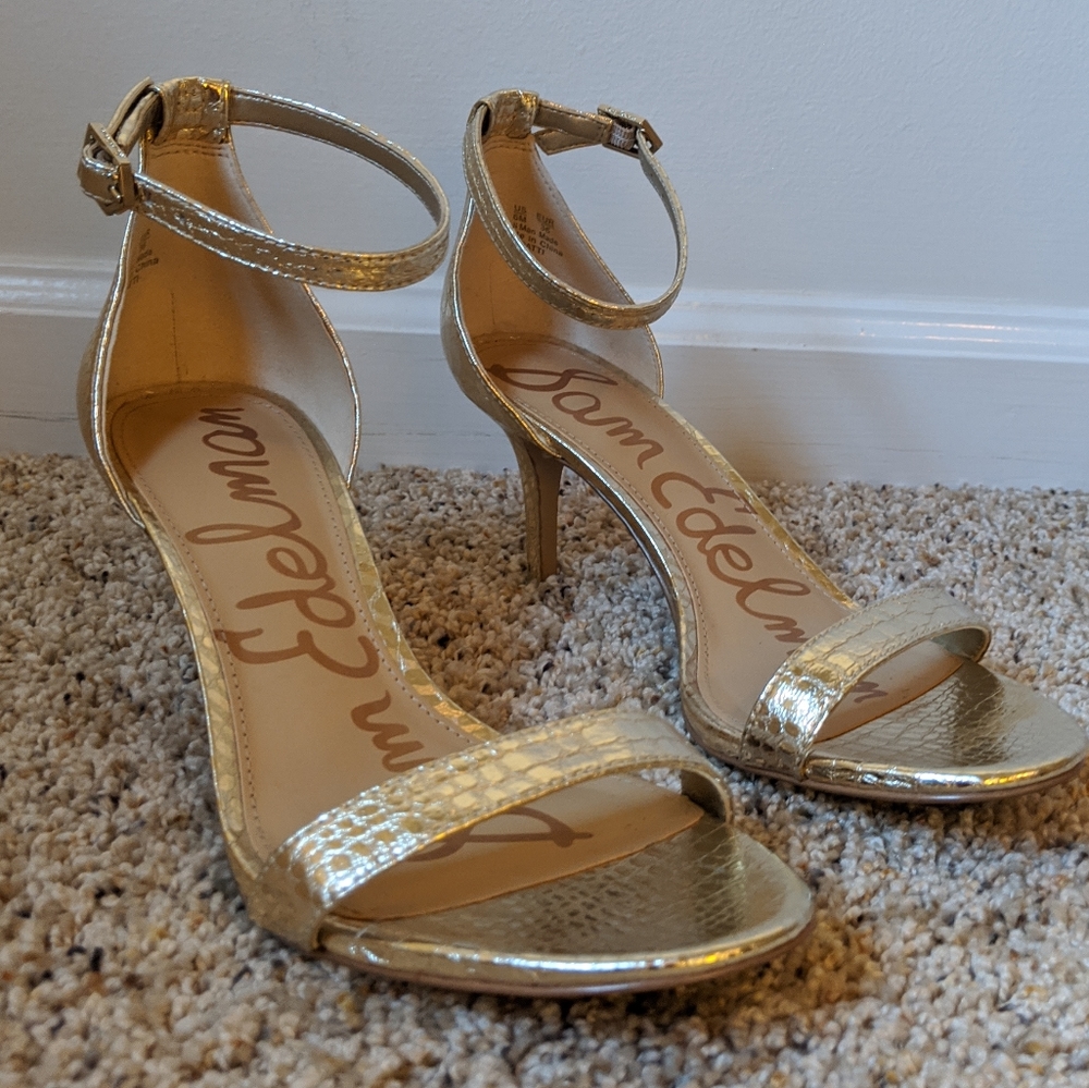Sam Edelman Gold Heels
